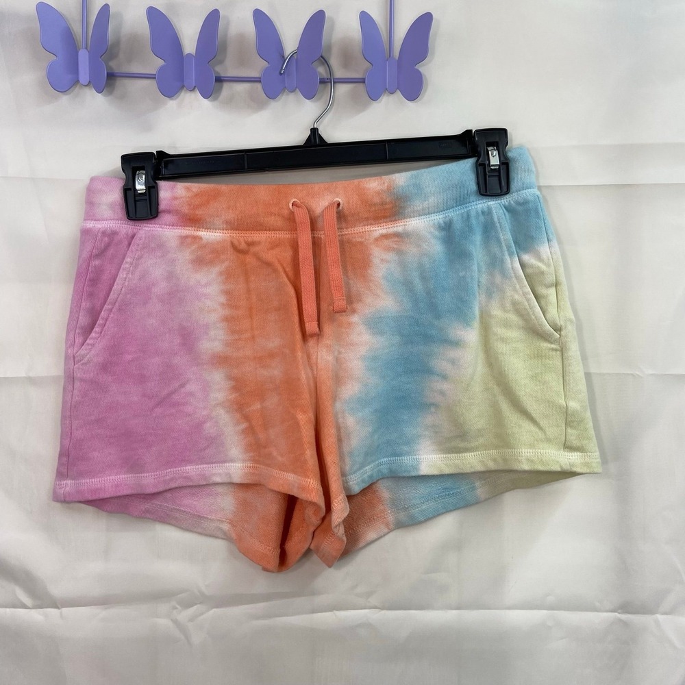 Old Navy women's tie‎ dyed casual pull on pajama lounge shorts stretch small